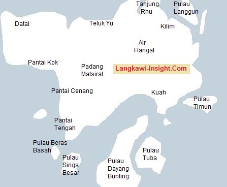 map of langkawi