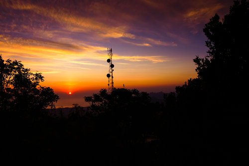 Sunset, Gunung Raya