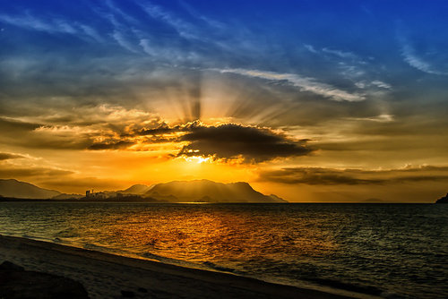 Sunset at Tanjung Rhu.