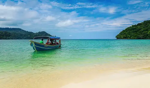 Boat at Pulau Beras Basah