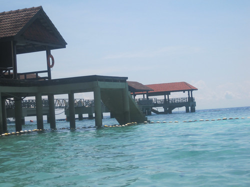 Snorkeling deck at Pulau Payar